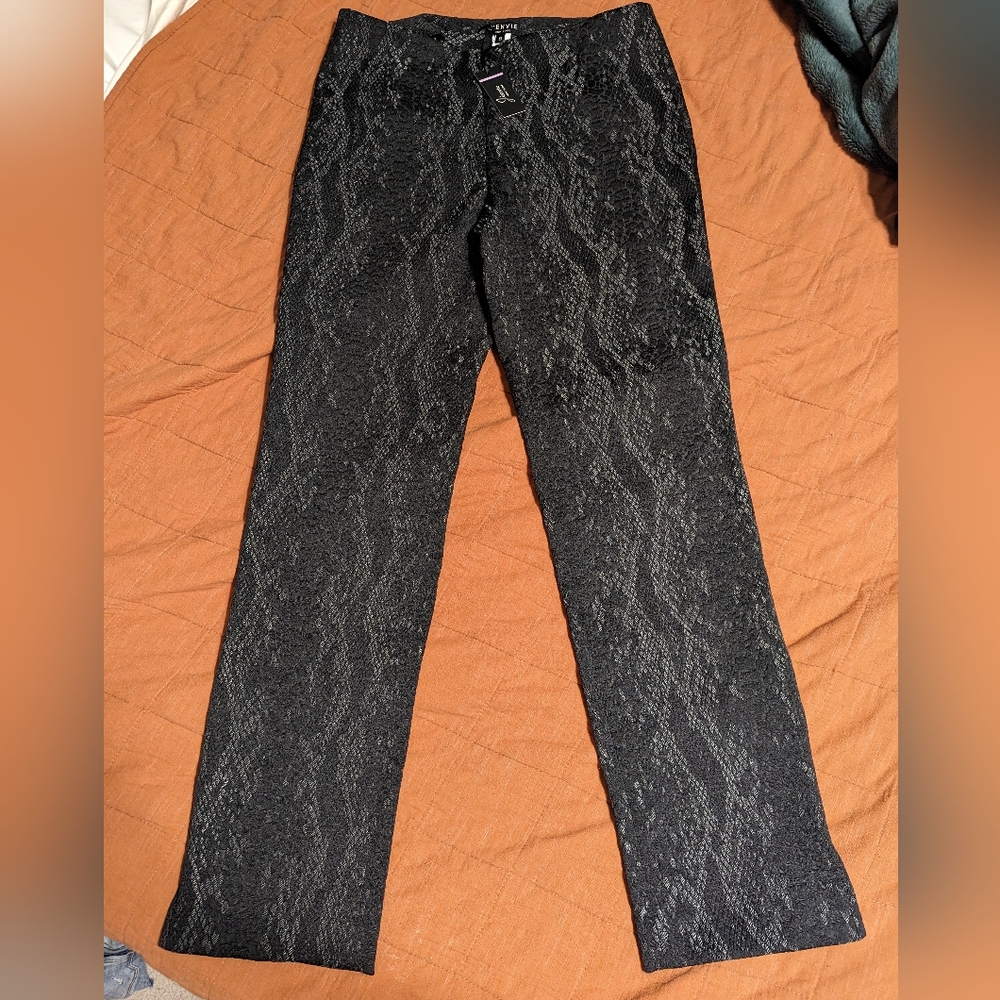 J'envie Black/Grey pattern pants